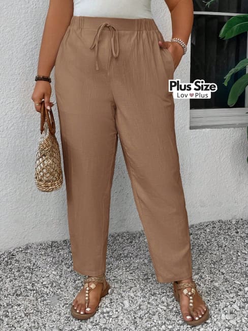 calca plus size cintura alta preta, calça de linho plus size, calça larga plus size, calça plus size cintura alta, calça plus size de linho, calça preta de linho plus size, calça soltinha, calça verão, calças plus size, flexify, logo , LovPlus