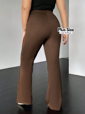 calça de frio plus size, calça de inverno plus size, calça flare plus size, calça plus, Calça plus size casual, Calças plus size, flexify, logo , LovPlus