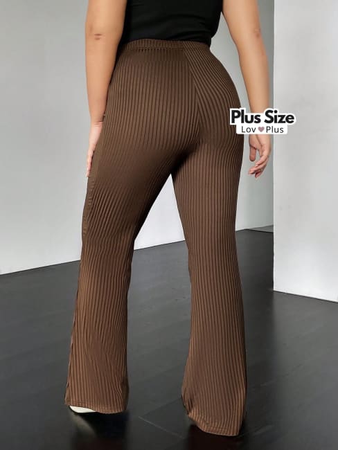 calça de frio plus size, calça de inverno plus size, calça flare plus size, calça plus, Calça plus size casual, Calças plus size, flexify, logo , LovPlus