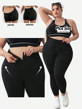 calca preta de compressao, calca preta modeladora, calca preta modeladora plus size, calça de academia plus size, calça de ginástica plus size, calça esportiva plus size, calça modeladora plus size, calça plus, calça reta plus, Calças plus size, flexify, logo , LovPlus