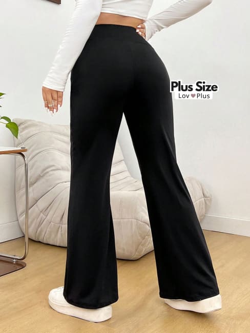 calca de cos largo plus size, calça de academia plus size, calça de ginastica plus size, calça esportiva plus size, calça plus, calça preta de academia plus size, calça reta plus, calça social plus size, Calças plus size, flexify, logo , LovPlus