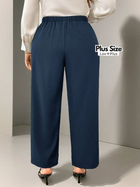 calça de alfaiataria plus size, calça feminina de alfaiataria plus size, calça preta de alfaiataria plus size, calça social plus, Calças plus size, flexify, logo , LovPlus