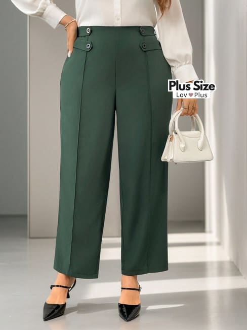 calça de alfaiataria plus size, calça feminina de alfaiataria plus size, calça preta de alfaiataria plus size, calça social plus, Calças plus size, flexify, logo , LovPlus
