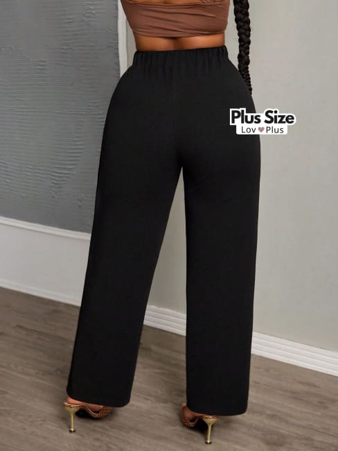 calça com cinto plus size, calça de alfaiataria plus size, calça de alfaiataria plus size preta, calça plus, calça preta de alfaiataria plus size, calça reta plus, Calças plus size, flexify, logo , LovPlus