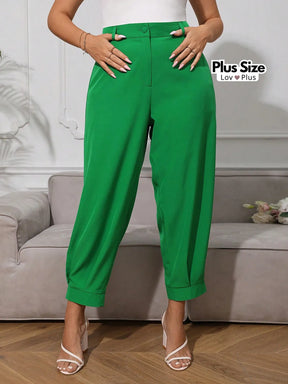 Calça Social Estilosa Plus Size Cintura Alta Calças