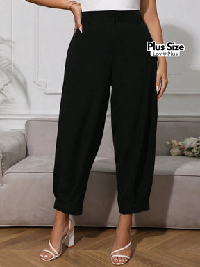 Calça Social Estilosa Plus Size Cintura Alta Calças