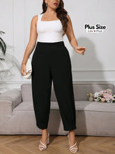 Calça Social Estilosa Plus Size Cintura Alta G / Preto Calças