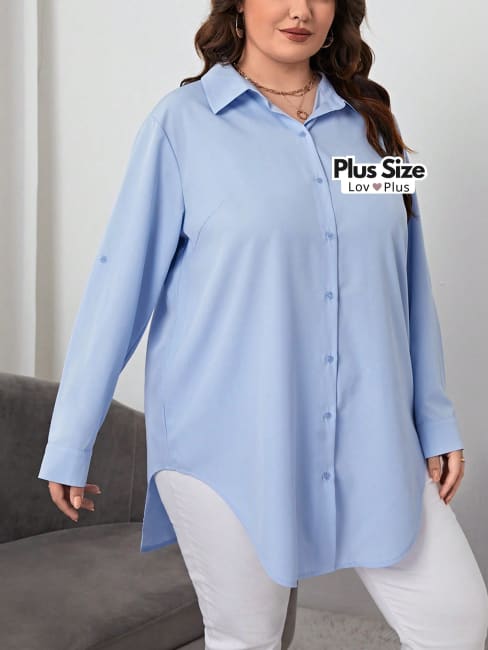 Camisa Oversize Cores Diversas - Tags: Blusas Plus Size