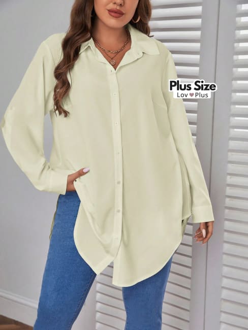 Camisa Oversize Cores Diversas - Tags: Blusas Plus Size