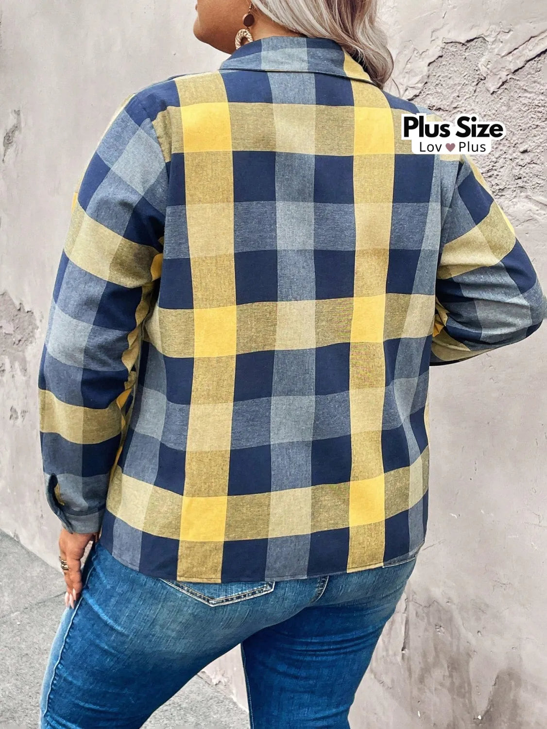 Camisa Plus Size Xadrez Várias Cores Blusas Plus Size