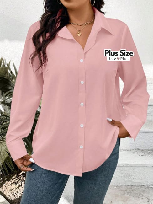Camisa Social Plus Size Diversas Cores - Tags: Blusas Plus Size