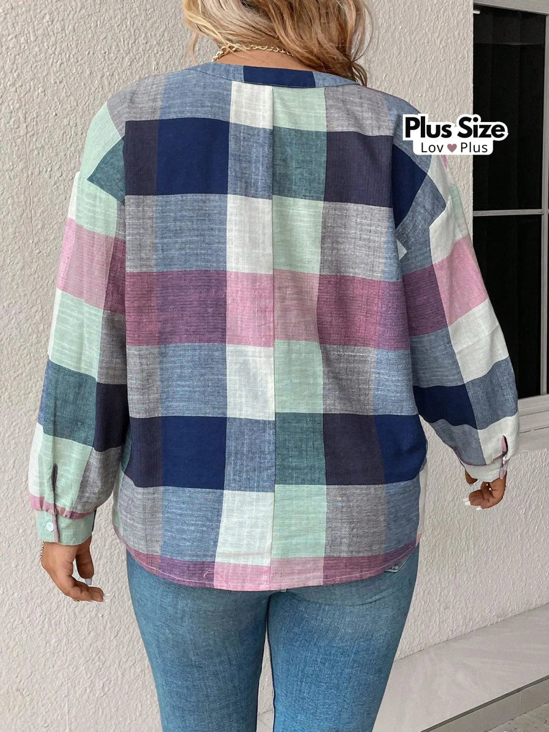 Camisa Xadrez Soltinha Plus Size Blusas Plus Size