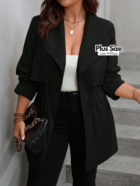 Casaco tipo Blazer Plus Size - Tags: Blazer Plus Size
