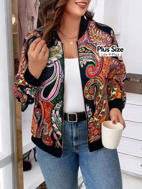 Jaqueta tipo Vintage Plus Size - Tags: Jaquetas Plus Size