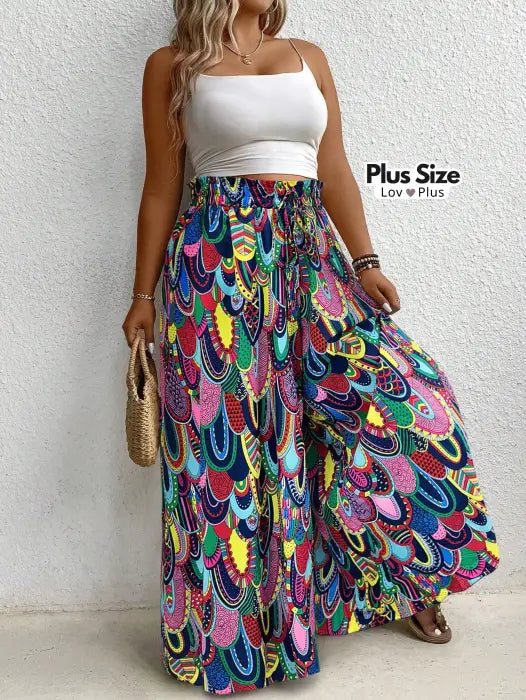 calça estampada plus size, calça estilosa plus size, Calça feminina pantalona, calça feminina pantalona plus size, calça larga plus size, calça pantalona branca plus size, calça pantalona plus, calça pantalona plus size, calça soltinha, calça verão, calças plus size, flexify, logo, pantalona, pantalona estampada, pantalona plus size , LovPlus