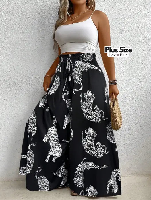calça estampada plus size, calça estilosa plus size, Calça feminina pantalona, calça feminina pantalona plus size, calça larga plus size, calça pantalona branca plus size, calça pantalona plus, calça pantalona plus size, calça soltinha, calça verão, calças plus size, flexify, logo, pantalona, pantalona estampada, pantalona plus size , LovPlus