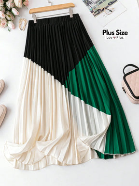 Saia Feminina Plissada Plus Size Saias Plus Size