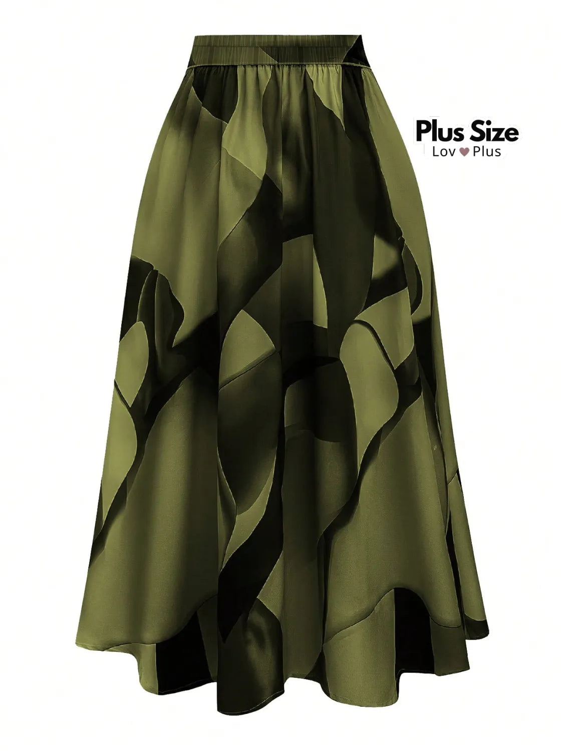 Saia Godê com Cinto Cintura Alta Plus Size Saias Plus Size
