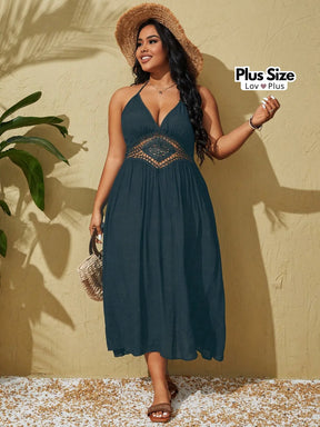 Saída de Praia Estilosa em Viscose Plus Size Saídas de Praia Plus Size