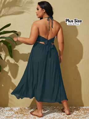 Saída de Praia Estilosa em Viscose Plus Size Saídas de Praia Plus Size