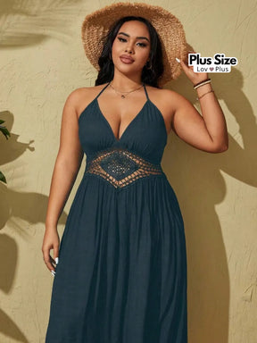 Saída de Praia Estilosa em Viscose Plus Size Saídas de Praia Plus Size