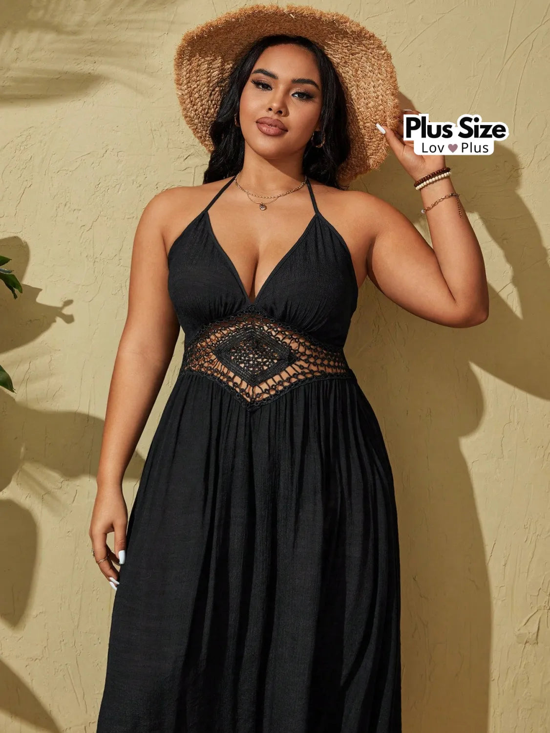 Saída de Praia Estilosa em Viscose Plus Size Saídas de Praia Plus Size