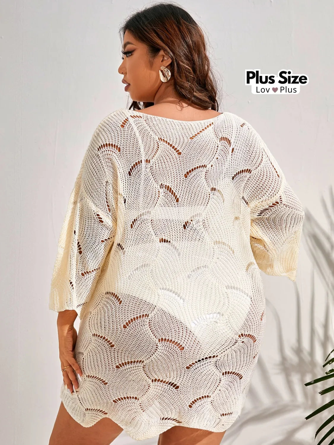Saída de Praia Estilosa Plus Size Soltinha Saídas de Praia Plus Size