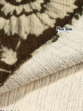 Suéter Leve Estampado Plus Size - Tags: Suéter Plus Size