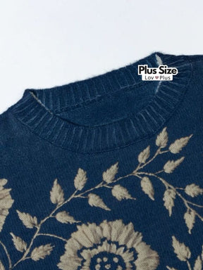 Suéter Leve Estampado Plus Size - Tags: Suéter Plus Size