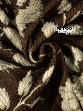 Suéter Leve Estampado Plus Size - Tags: Suéter Plus Size