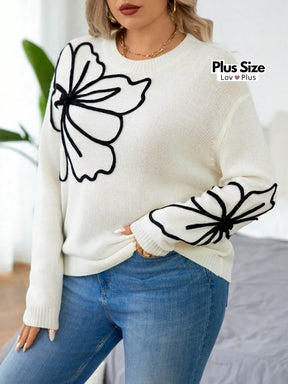 Suéter Minimalista Plus Size Várias Cores Suéter Plus Size