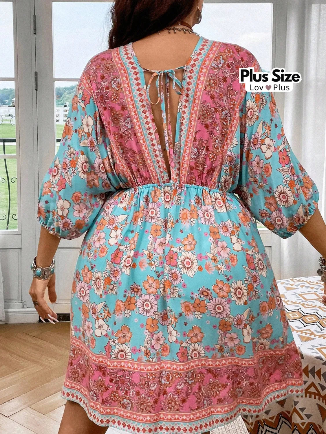Vestido Bata Boho Plus Size Vestidos Plus Size