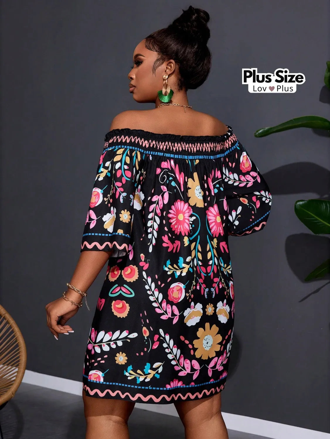 Vestido Ciganinha Estiloso Tipo Bata Plus Size Vestidos Plus Size
