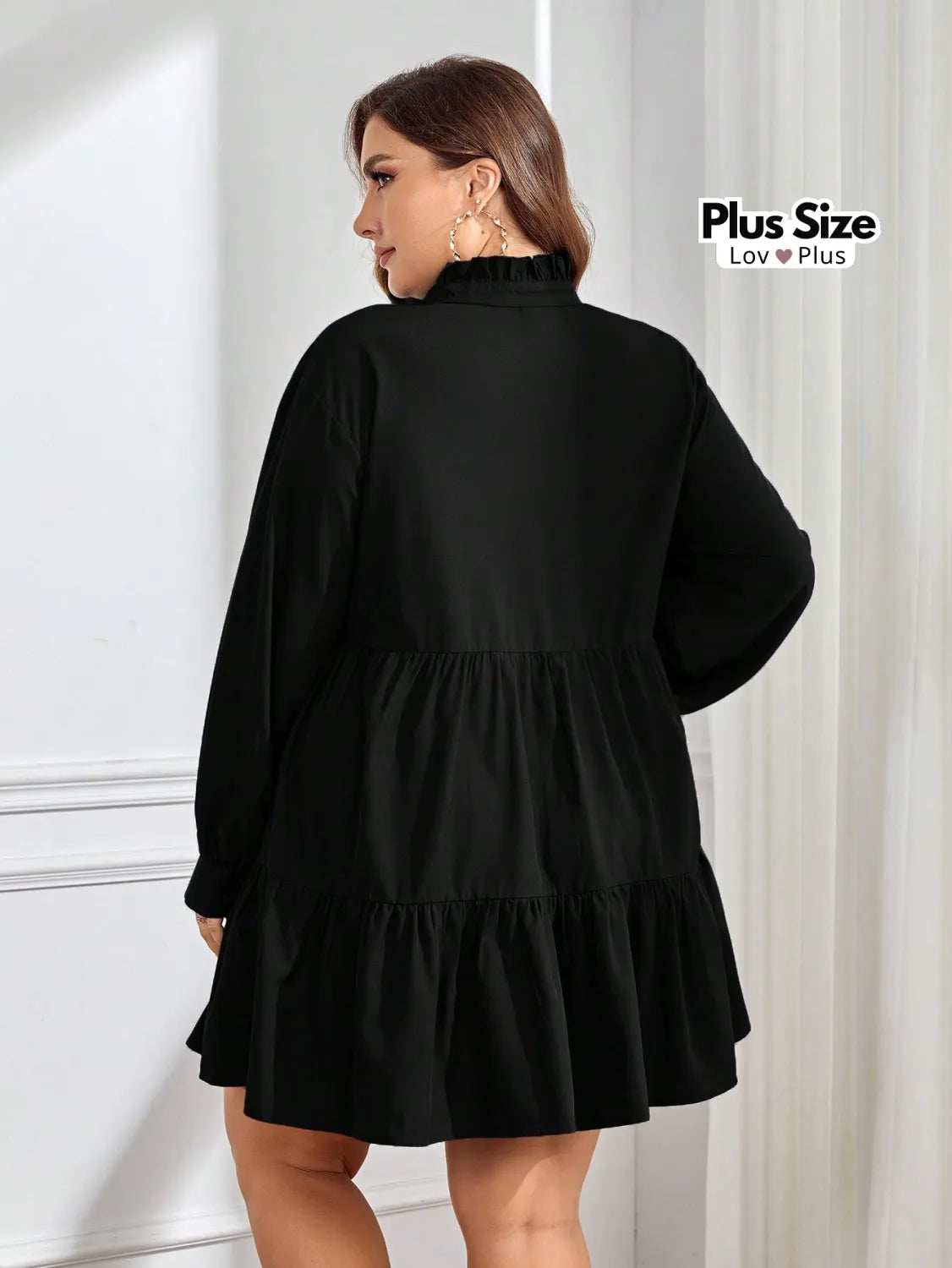 Vestido Curto Elegante Soltinho Plus Size Vestidos Plus Size