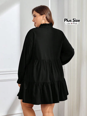 Vestido Curto Elegante Soltinho Plus Size Vestidos Plus Size