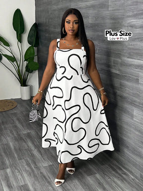 Vestido Longo Plus Size Acinturado Vestidos Plus Size