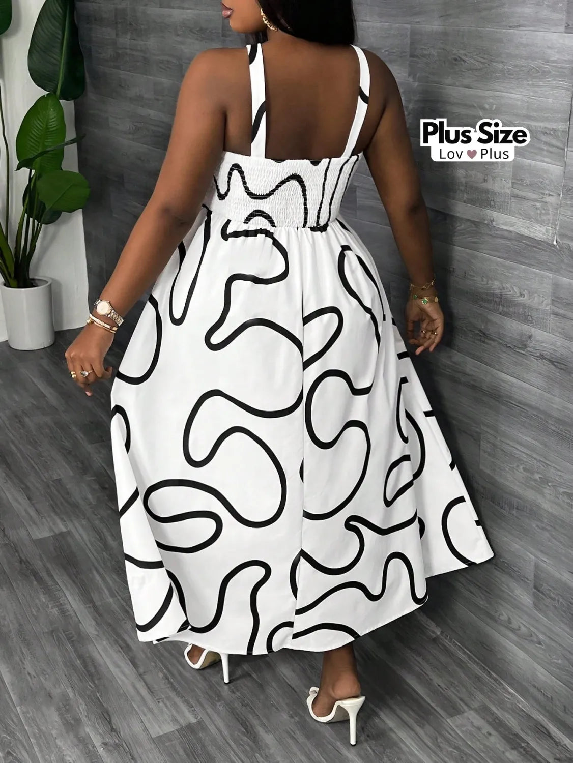 Vestido Longo Plus Size Acinturado Vestidos Plus Size
