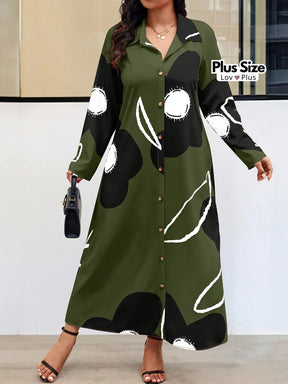 Vestido Longo Sofisticado Plus Size Soltinho Vestidos Plus Size