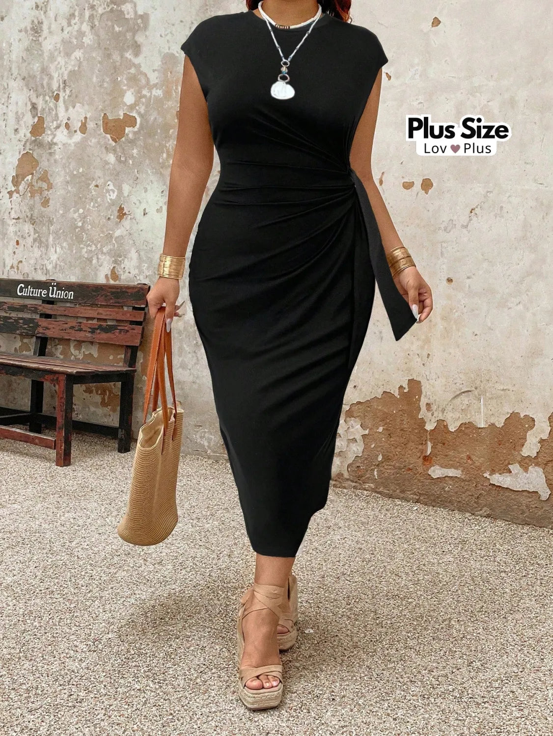 Vestido Midi Elegante Várias Estampas Plus Size Vestidos Plus Size