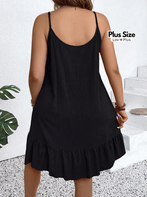 Vestido Plus Size de Algodão Puro Vestidos Plus Size