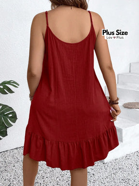 Vestido Plus Size de Algodão Puro Vestidos Plus Size