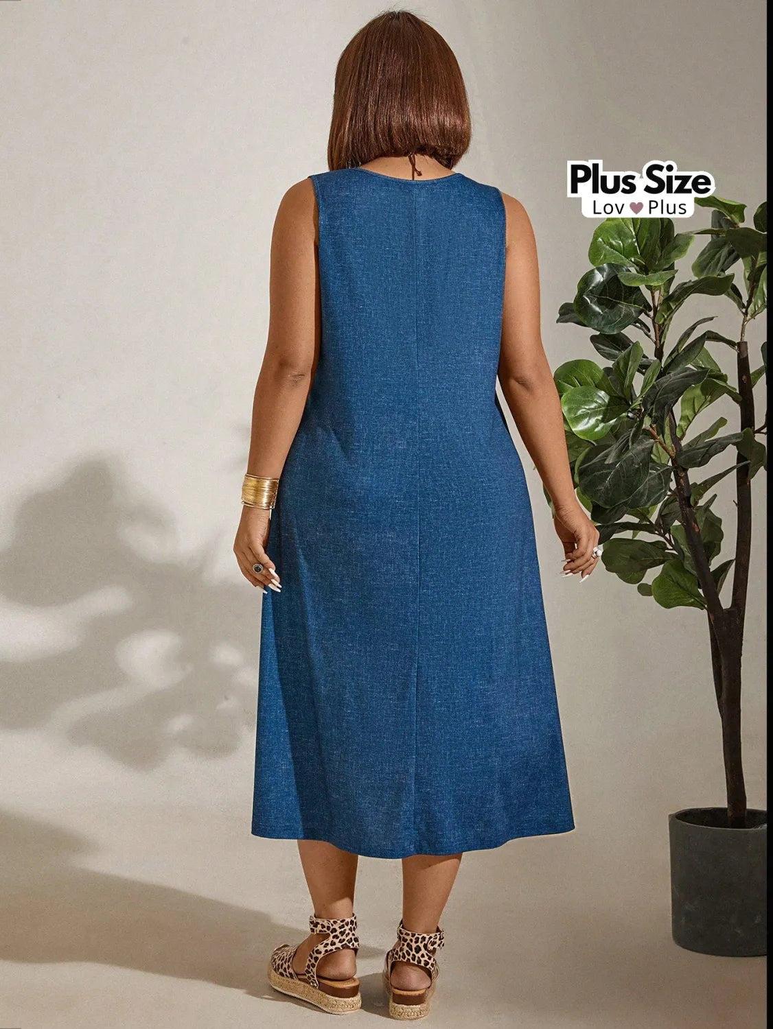 Vestido Soltinho com Bolsos Várias Cores Plus Size Vestidos Plus Size