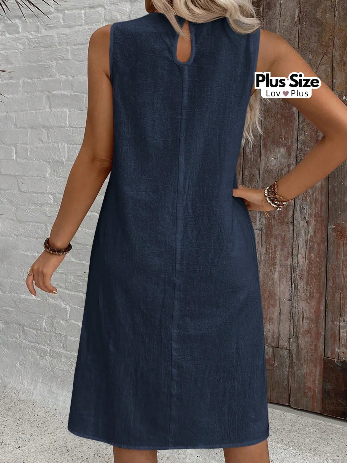 Vestido Solto 100% Algodão Plus Size Várias Cores Vestidos Plus Size