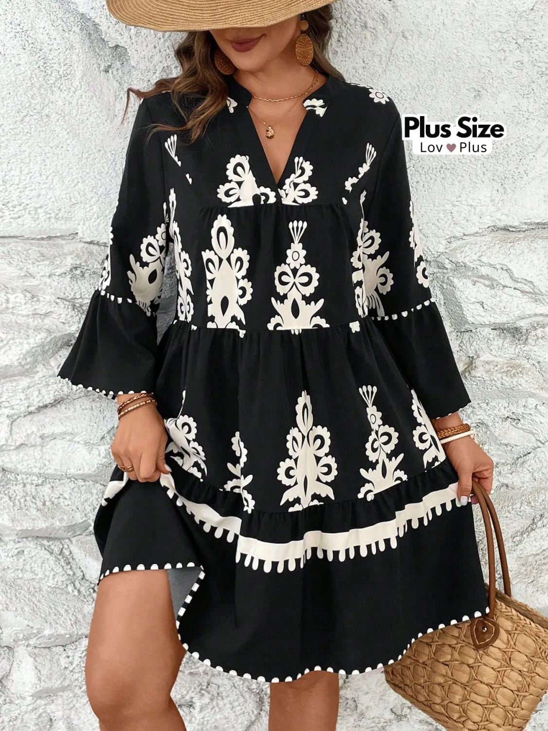 Vestido Solto Plus Size Boho Chic Vestidos Plus Size