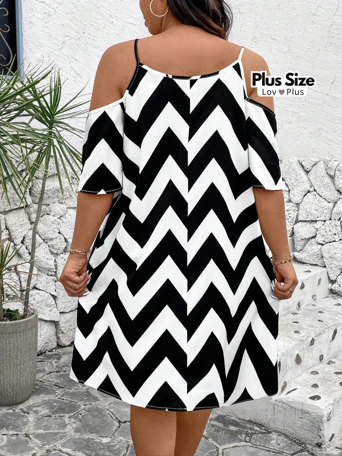 Vestido Ziguezague Ciganinha Plus Size Vestidos Plus Size
